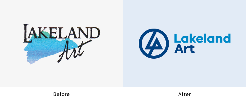 Lakeland Art Rebrand